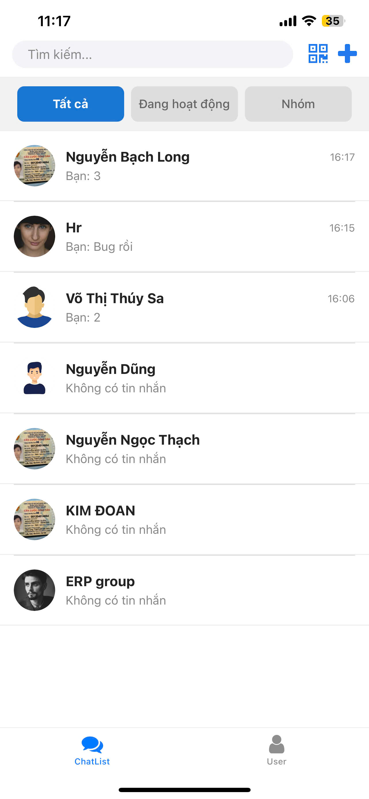 Chat minh họa