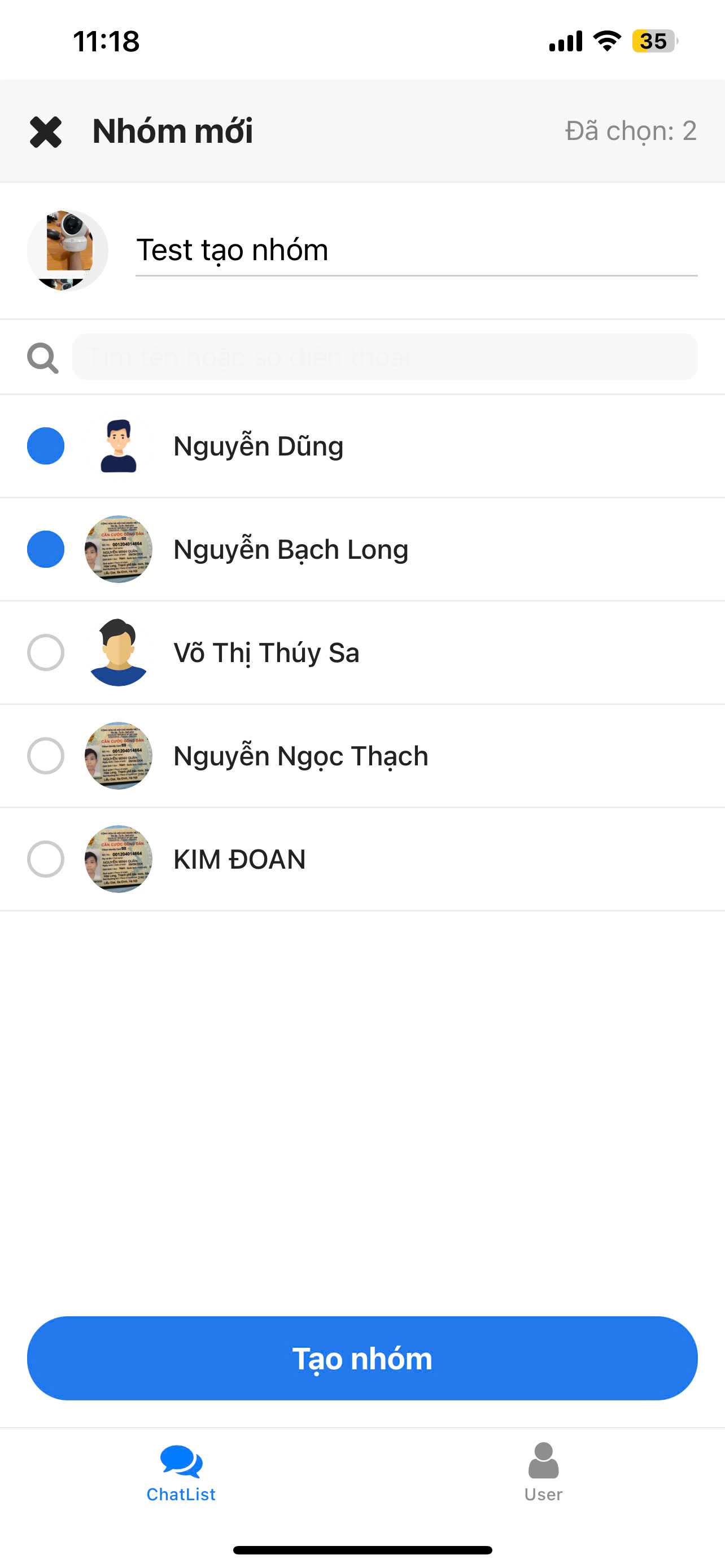 group chat